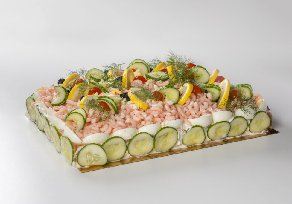 Smörgåstårta Räkor, 14-16 Portioner