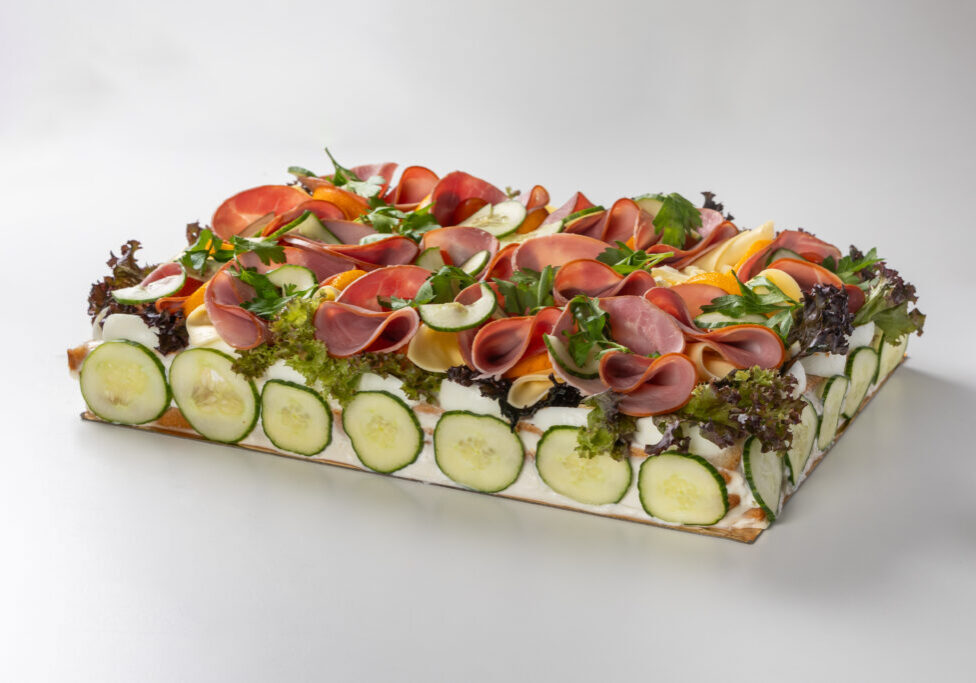 Smörgåstårta Ost & Skinka, 14-16 Portioner