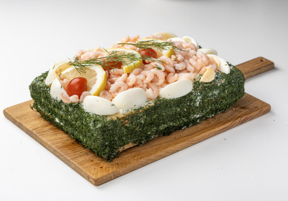 Smörgåstårta Räkor, 5-6 Portioner